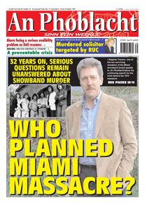 Miami Showband front page