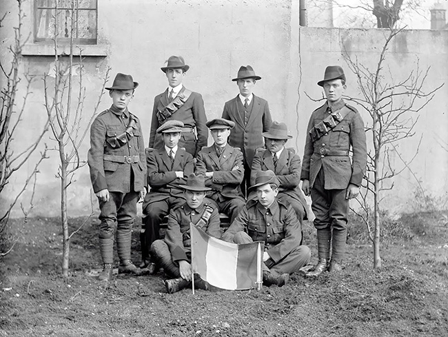 The survivors of the Battle of Mount Street Bridge