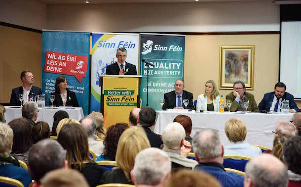 Declan Kearney South Antrim convention 2016