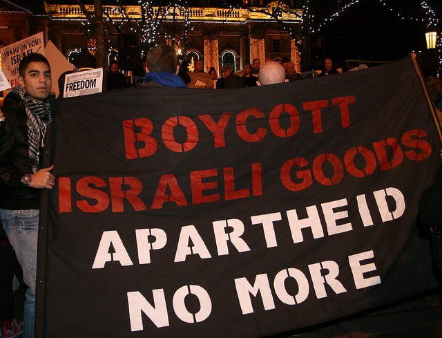 Protest in support of BDS