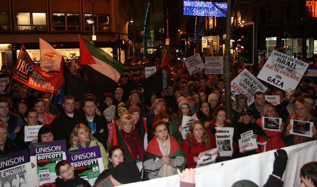SF at Gaza protest