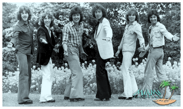 Miami Showband: Steve Travers, Tony Geraghty, Ray Millar, Brian McCoy, Fran O’Toole, Des Lee.