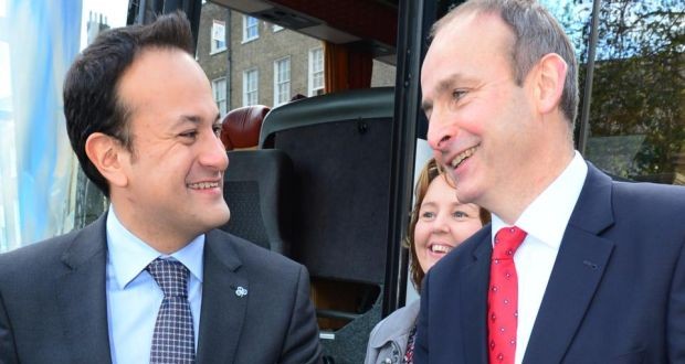 Leo Varadkar and Micheal Martin.