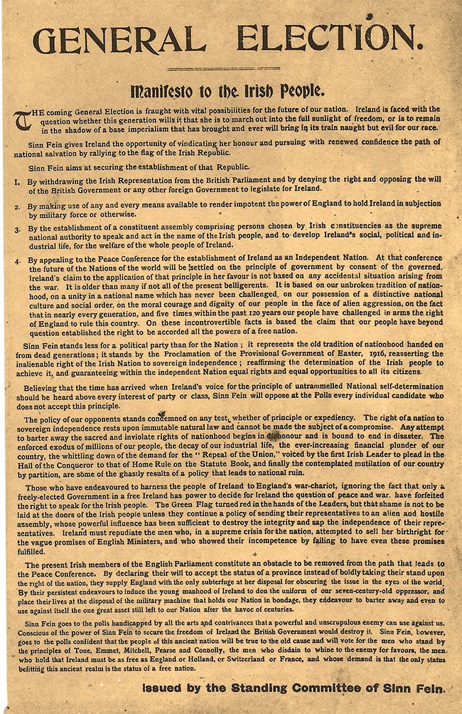 1918 SF manifesto