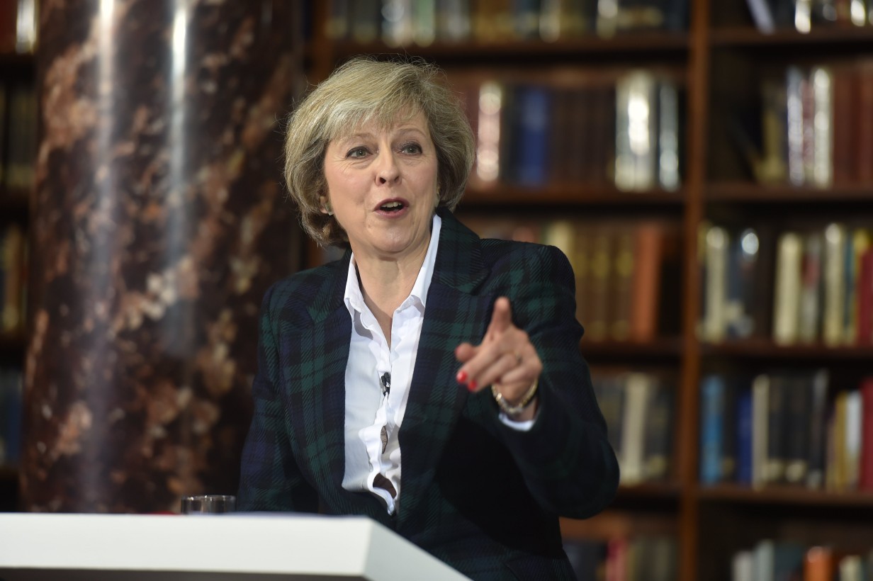 British Prime Minister Theresa May.