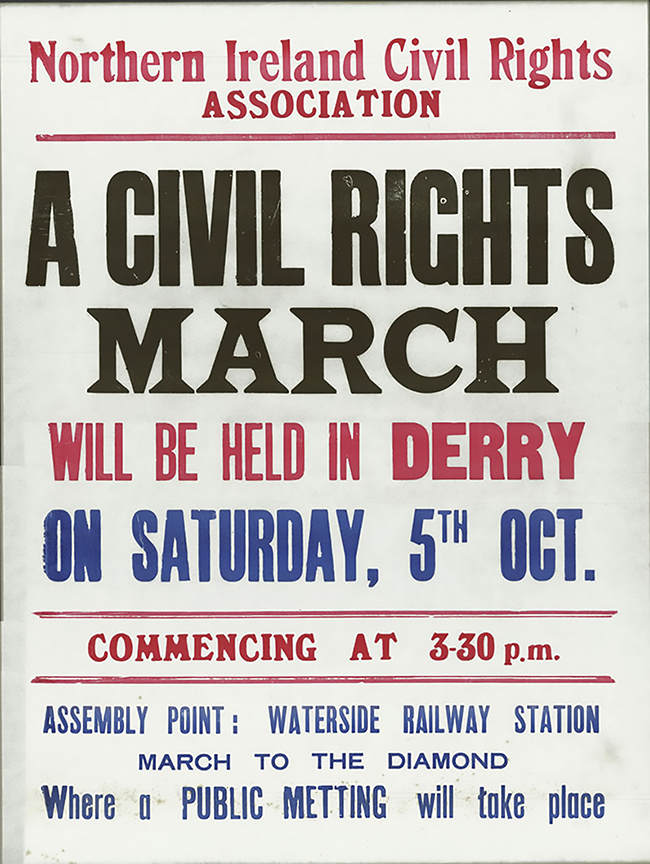 Derry Duke St march poster