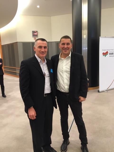 Declan Kearney and Arnaldo Otegi