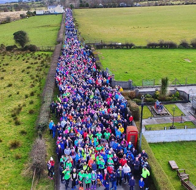 Thousands taking part in The Chieftain's Walk