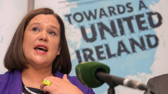 Mary Lou McDonald cals for a unity referendum.