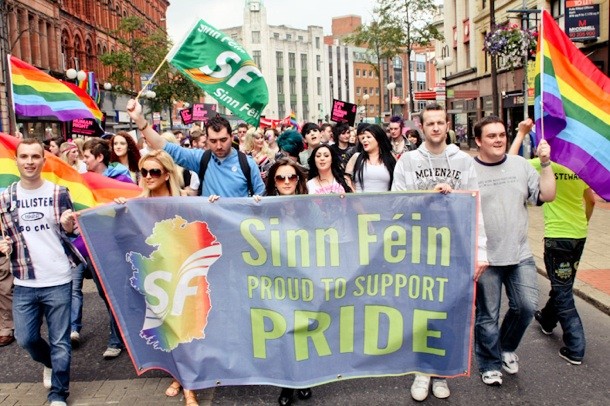 Sinn Féin Pride march