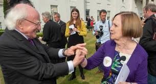 President Higgins meets victims and survivors.