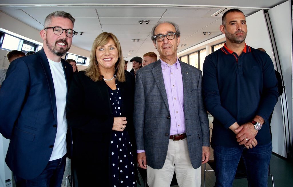 Senators Niall Ó Donnghaile & Frances Black at a briefing on the Bill in Belfast last month