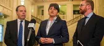 DUP leaders at Stormont.