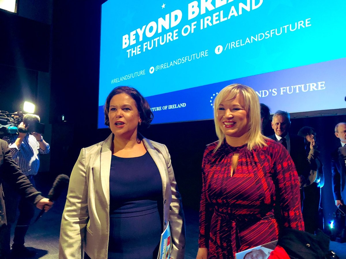 Mary Lou McDonald and Michelle O'Neill.