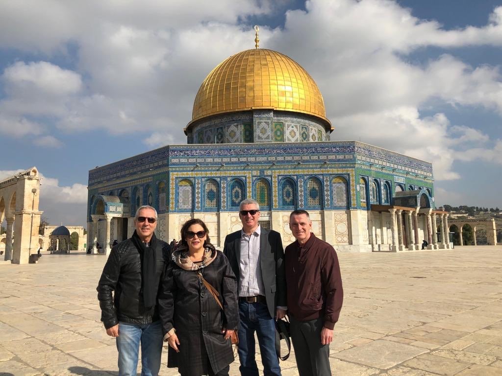 The Sinn Féin delegation in Palestine.