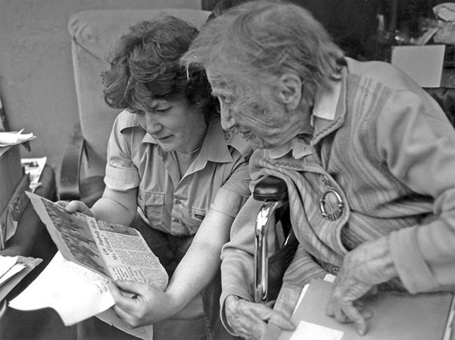 Rita O’Hare and Máire Comerford