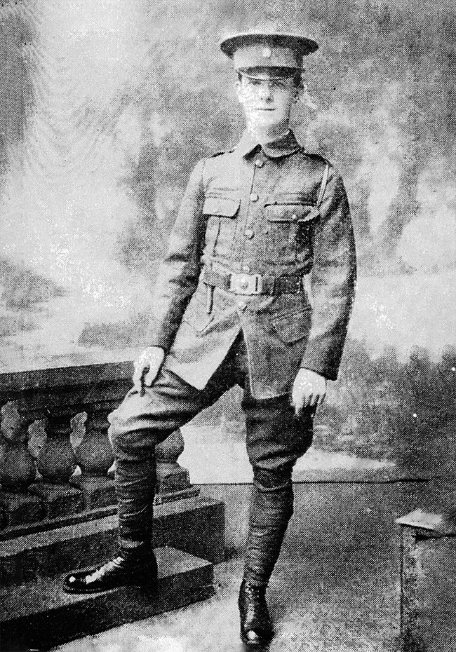 Martin Savage in his Irish Volunteers uniform