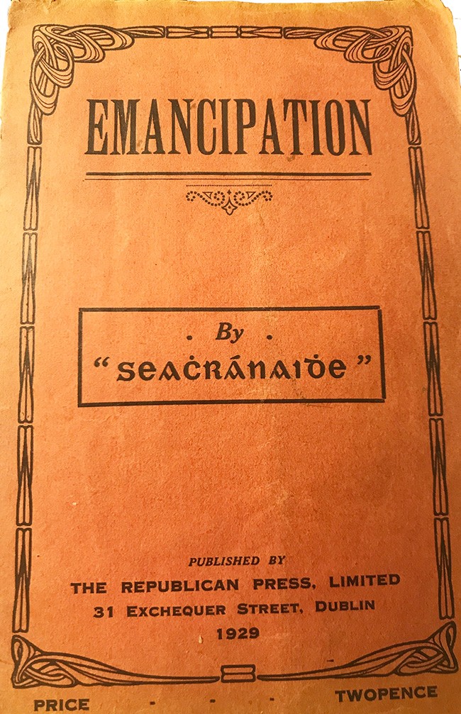 • Frank Ryan's pamphlet denied that O'Connell was a 'Liberator'