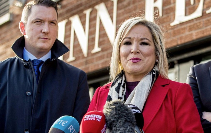 Michelle O'Neill and Pat Finucane.