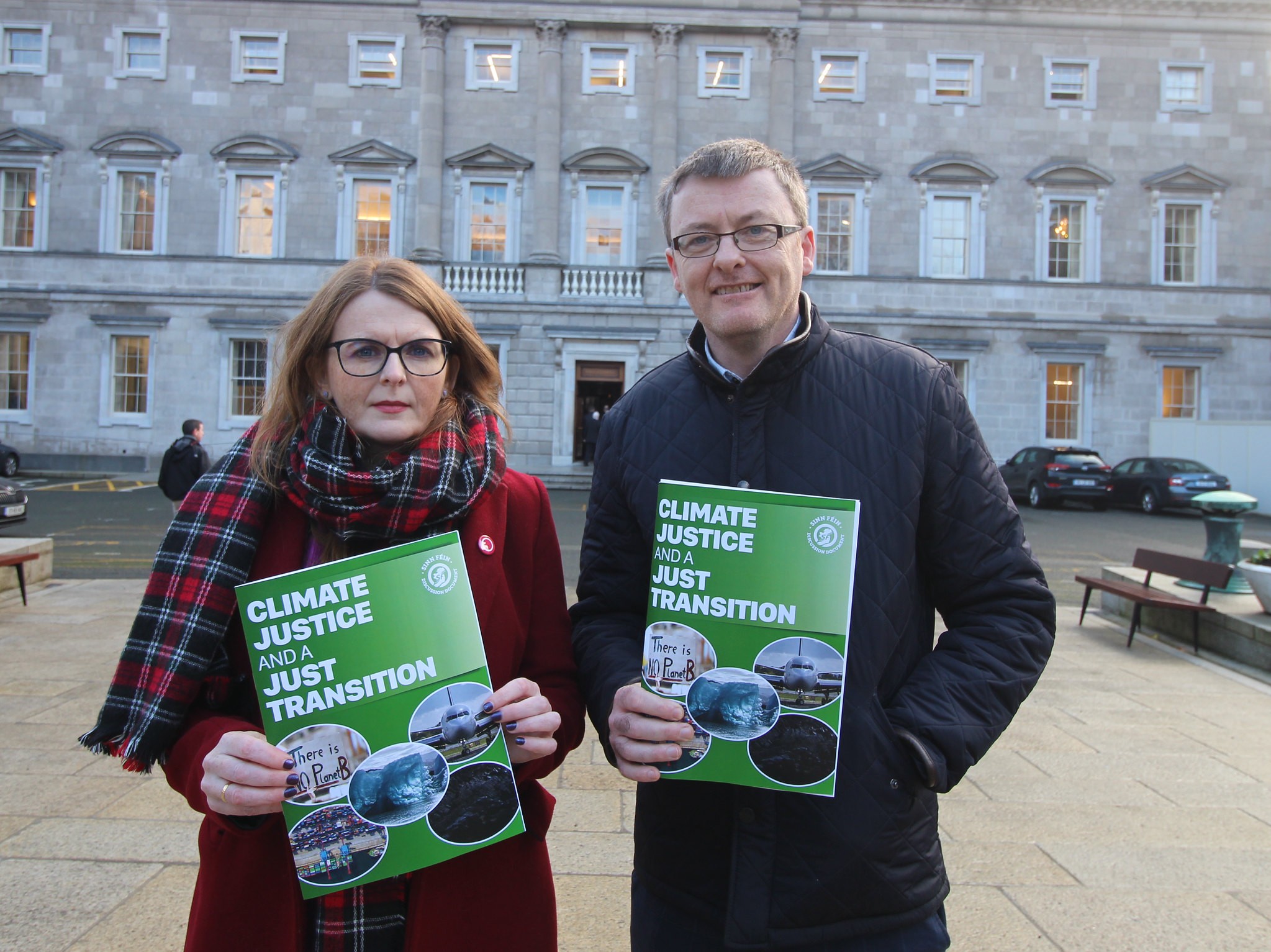 Caoimhe Archibald and David Cullinane.