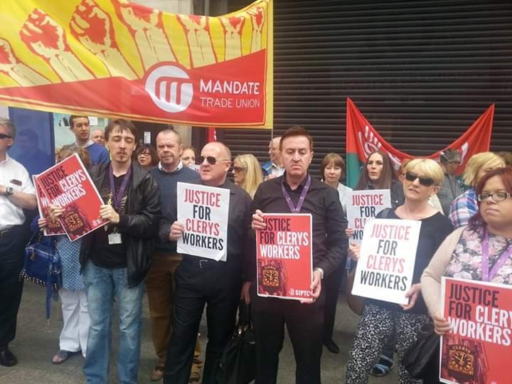 Clerys workers 2014