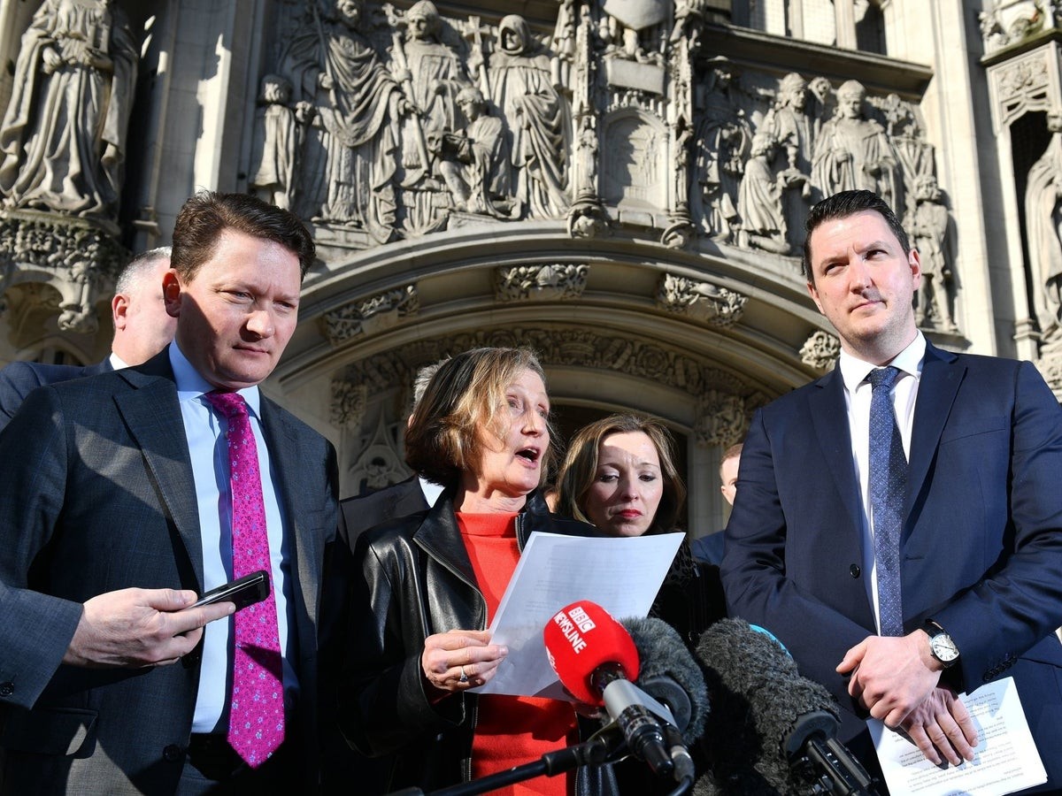 The family of Pat Finucane at the Supreme Court.