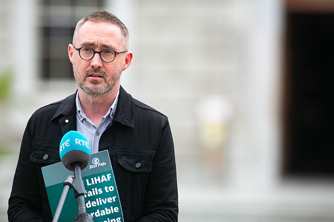 Mary Lou McDonald and Eoin Ó Broin