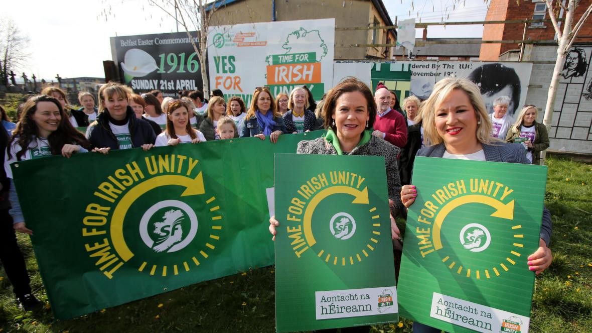 Irish Unity rally.