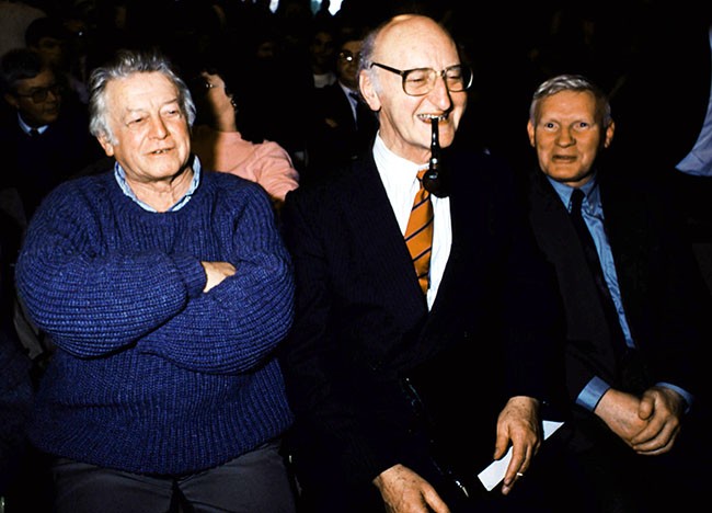 Cathal Goulding, Tomás Mac Giolla and Seán Garland