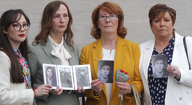 Ballymurphy Inquest - relatives of John Laverty 2