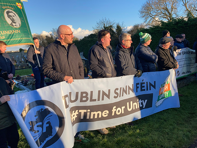 A Dublin contingent