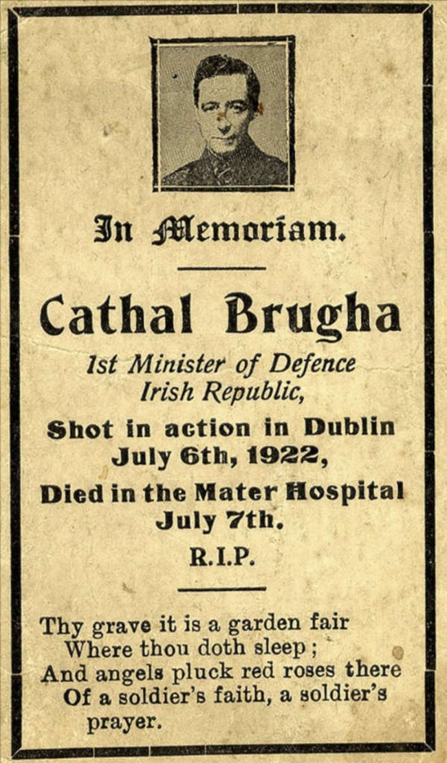 Cathal Brugha card