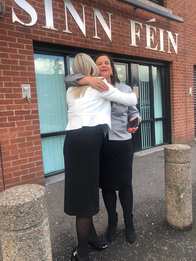 Mary Lou McDonald and Michelle O'Neill