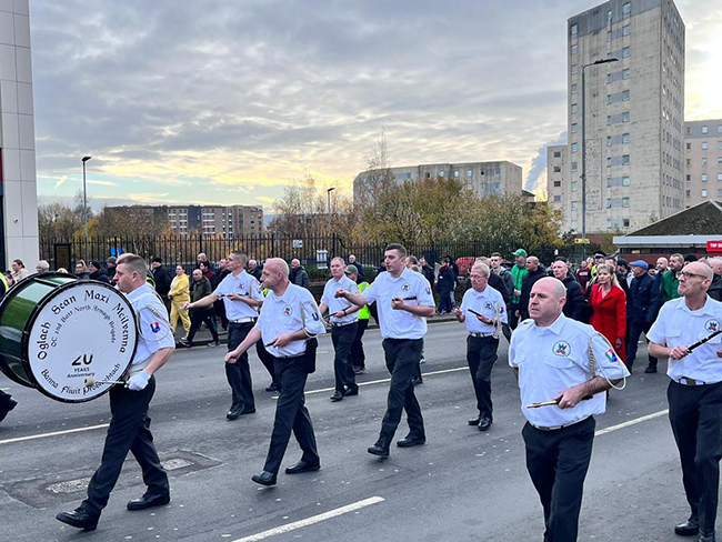 The Glasgow Seán McIlvenna flute band