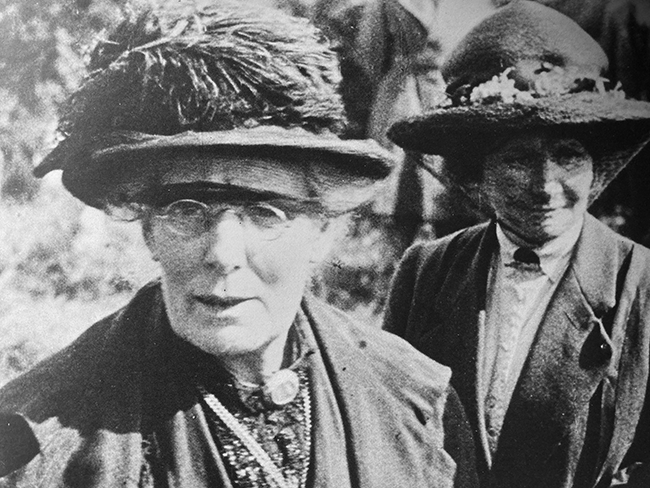 Mrs Pearse and Margaret Pearse, mother and sister of Patrick and Willie Pearse