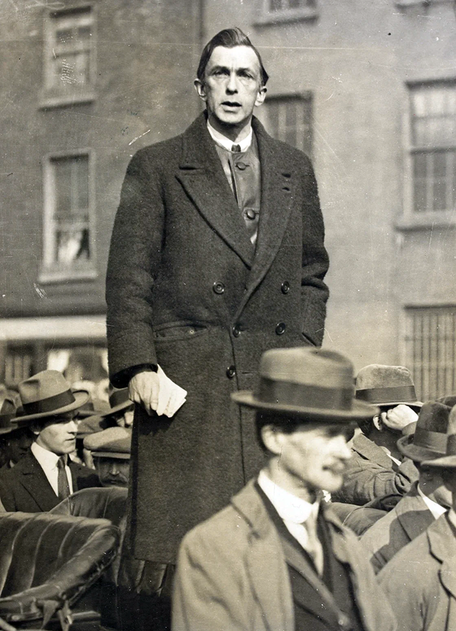 Rory O’Connor who led the IRA occupation of the Four Courts