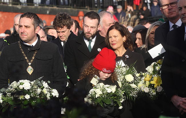 Bloody Sunday Wreath Laying