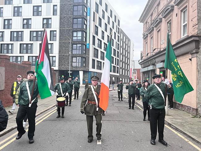 The parade through Liverpool city centre 1