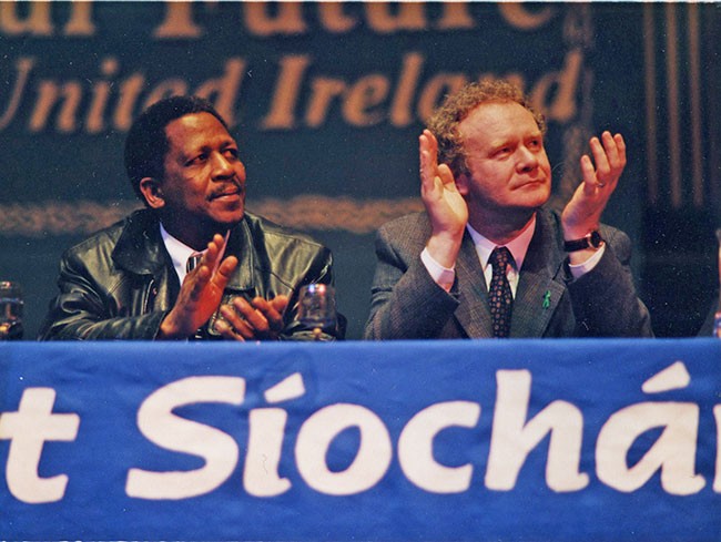 Matthews Phosa and Martin McGuinness