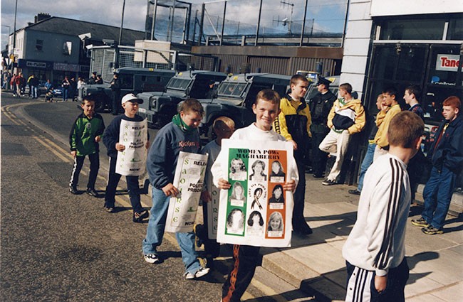 Protest calling for the release of Irish POWs