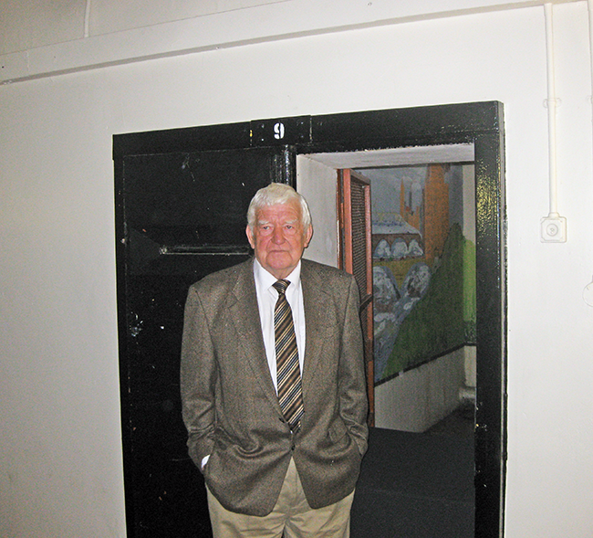 Hensy McKenna revisiting his former cell in Crumlin Road Jail