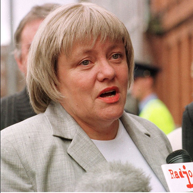 British Secretary of State, Mo Mowlam