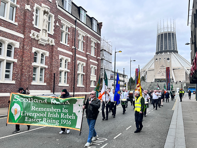 The parade through Liverpool city centre 3