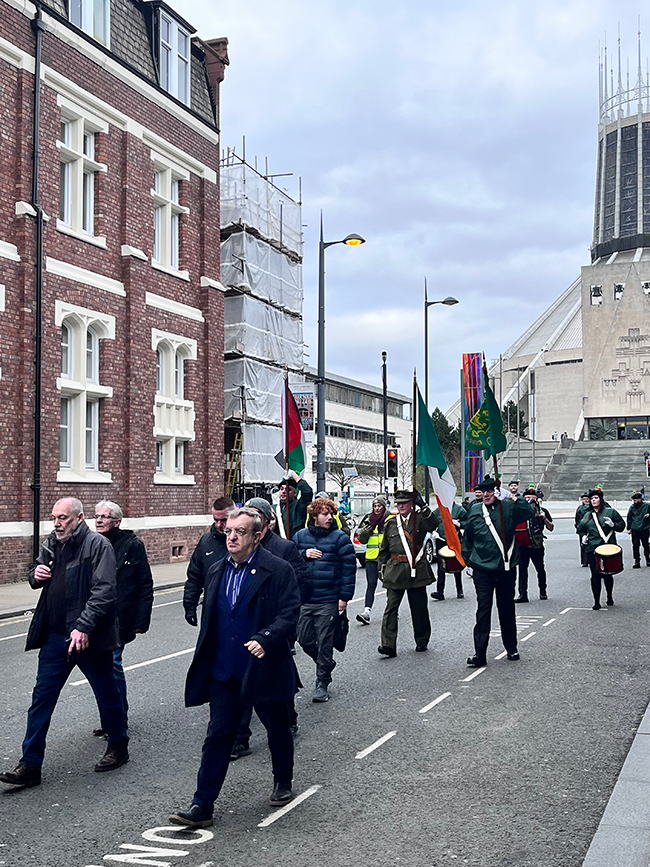 The parade through Liverpool city centre 4