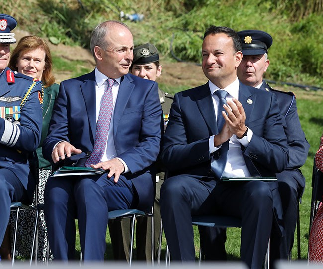 Micheál Martin and Leo Varadkar — “unreservedly condemned the Hamas attack”, while they were “deeply concerned” about the Israel bombardment of Gaza