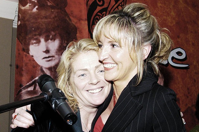 Ella and Martina at the 2008 Le Chéile