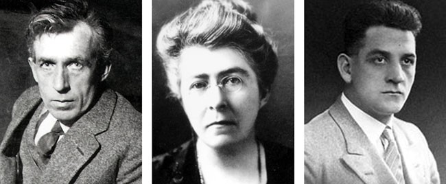 Peadar O’Donnell, Hannah Sheehy Skeffington and Frank Ryan