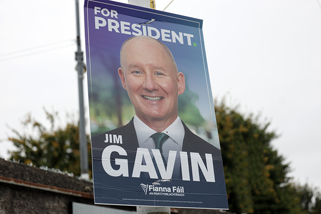 • Fianna Fáil's disastrous presidential candidate, Jim Gavin