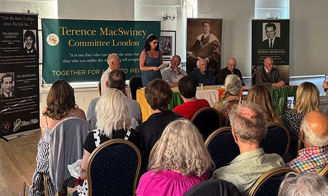 Derek Highsted's niece, Siobhán McDaid who shared a heartfelt account of her family’s profound loss