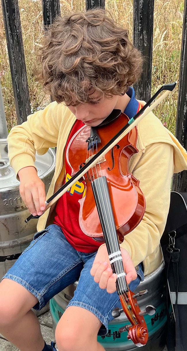 Ceoltóir óg ag an Fleadh